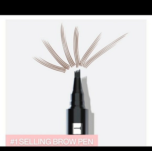 NWT TatBrow ASH BLACK Microblade Eyebrow Pen pencil - Picture 4 of 8